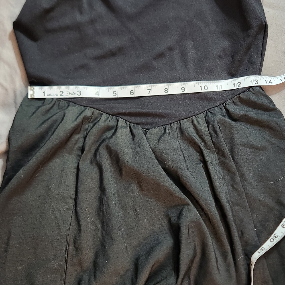 American Eagle Outfitters Black A-Line Corset Cut‎ Maxi Dress - Picture 3 of 5